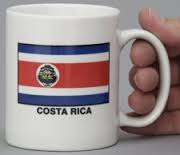 Costa Rica  Flag Coffee Mug